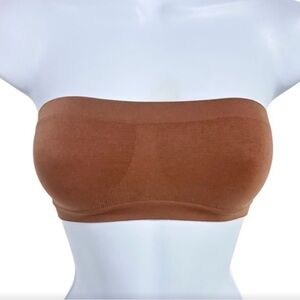 Nordstrom Seamless Bandeau in Warm Brown